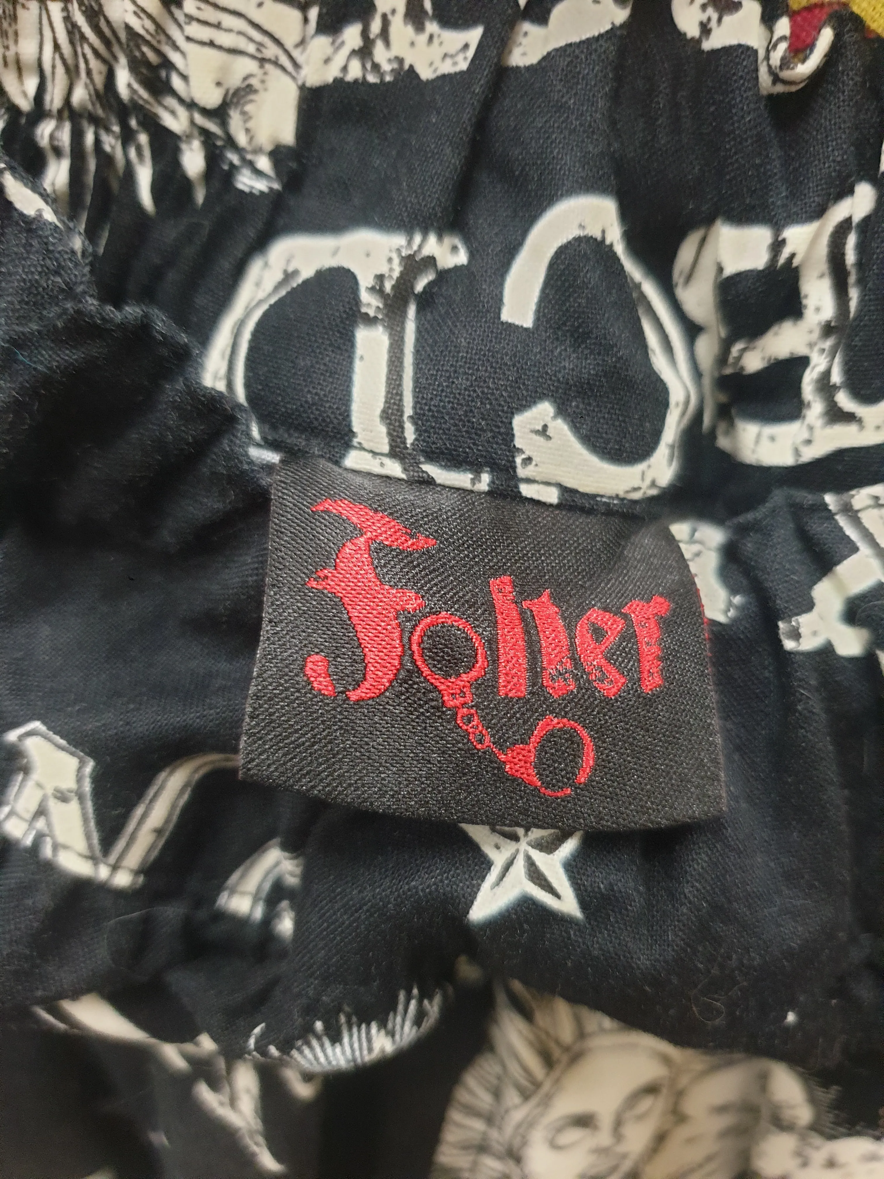 Folter black skirt with sun and moon print size 2X
