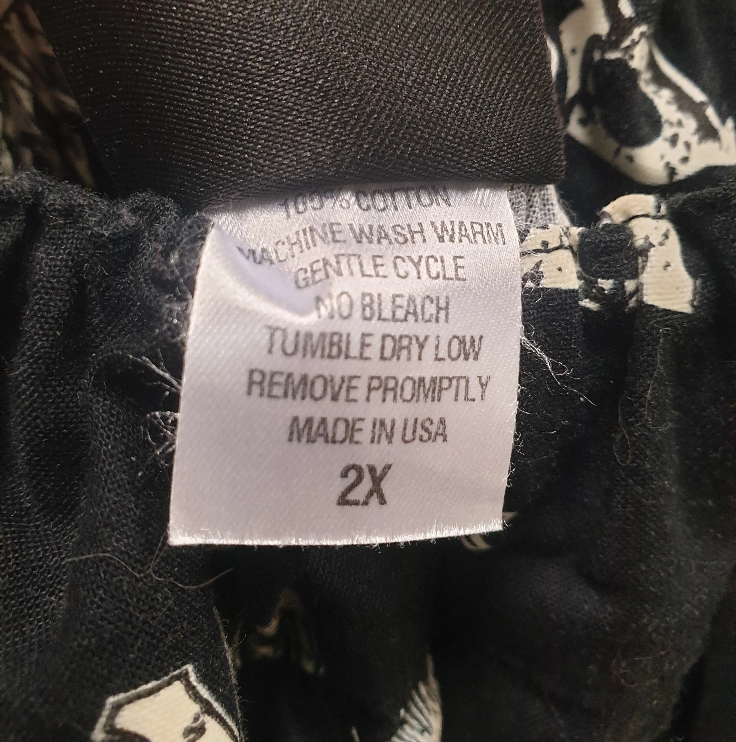 Folter black skirt with sun and moon print size 2X
