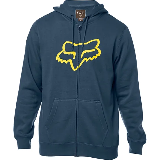 FOX LEGACY FOXHEAD ZIP FLEECE [NAVY]