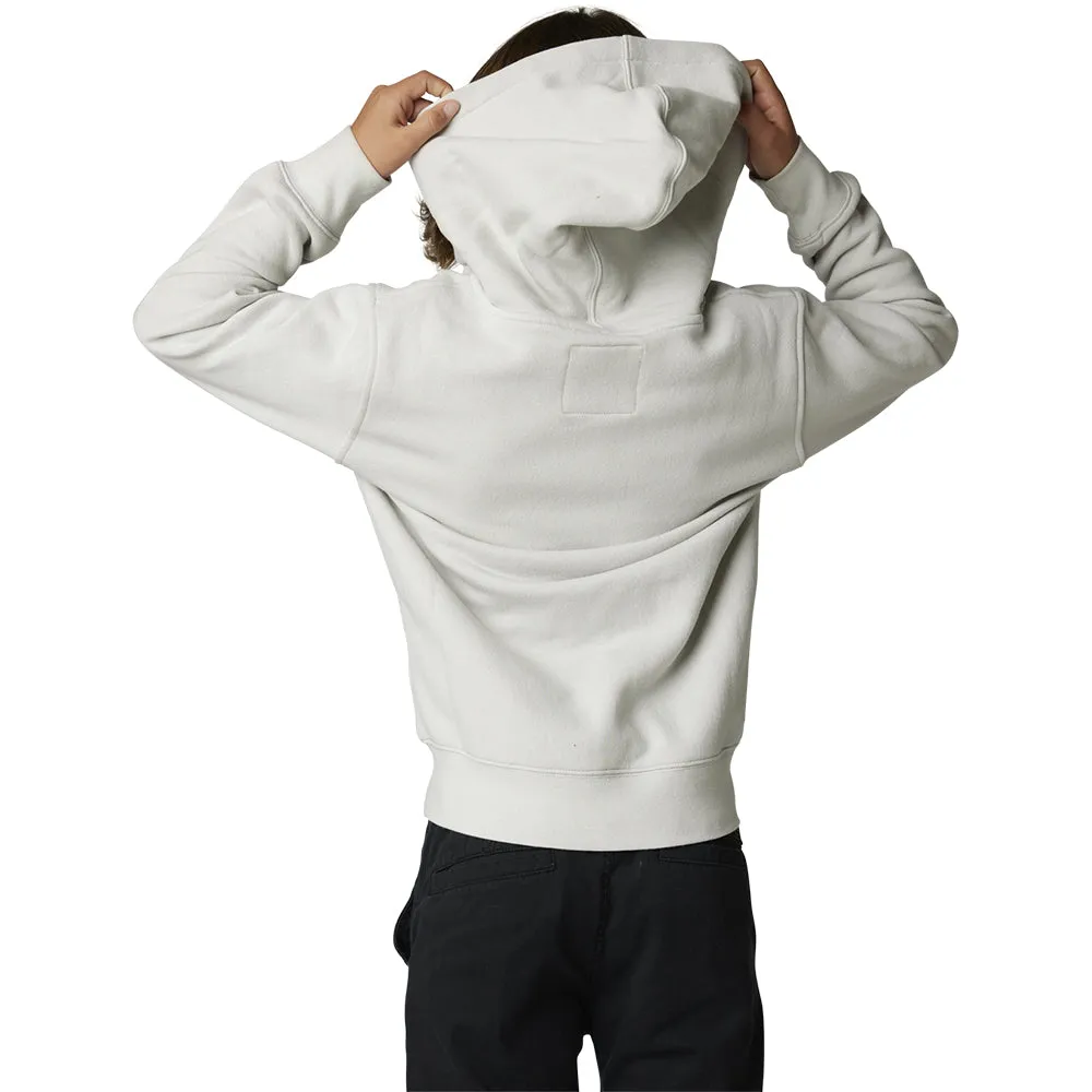 FOX YOUTH DETONATE ZIP FLEECE HOODY [LIGHT GREY]