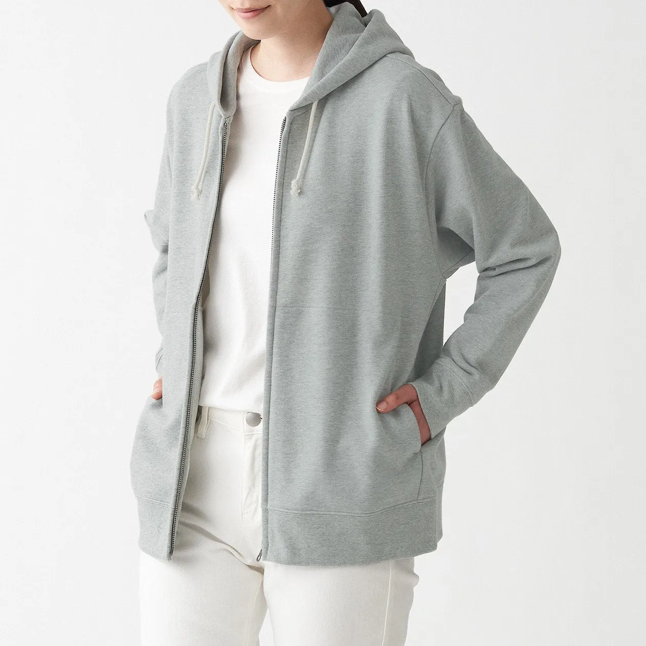 FRENCH TERRY ZIP UP HOODY
