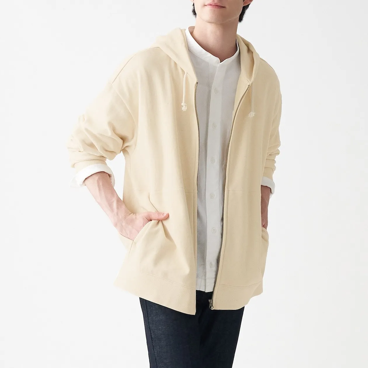 FRENCH TERRY ZIP UP HOODY