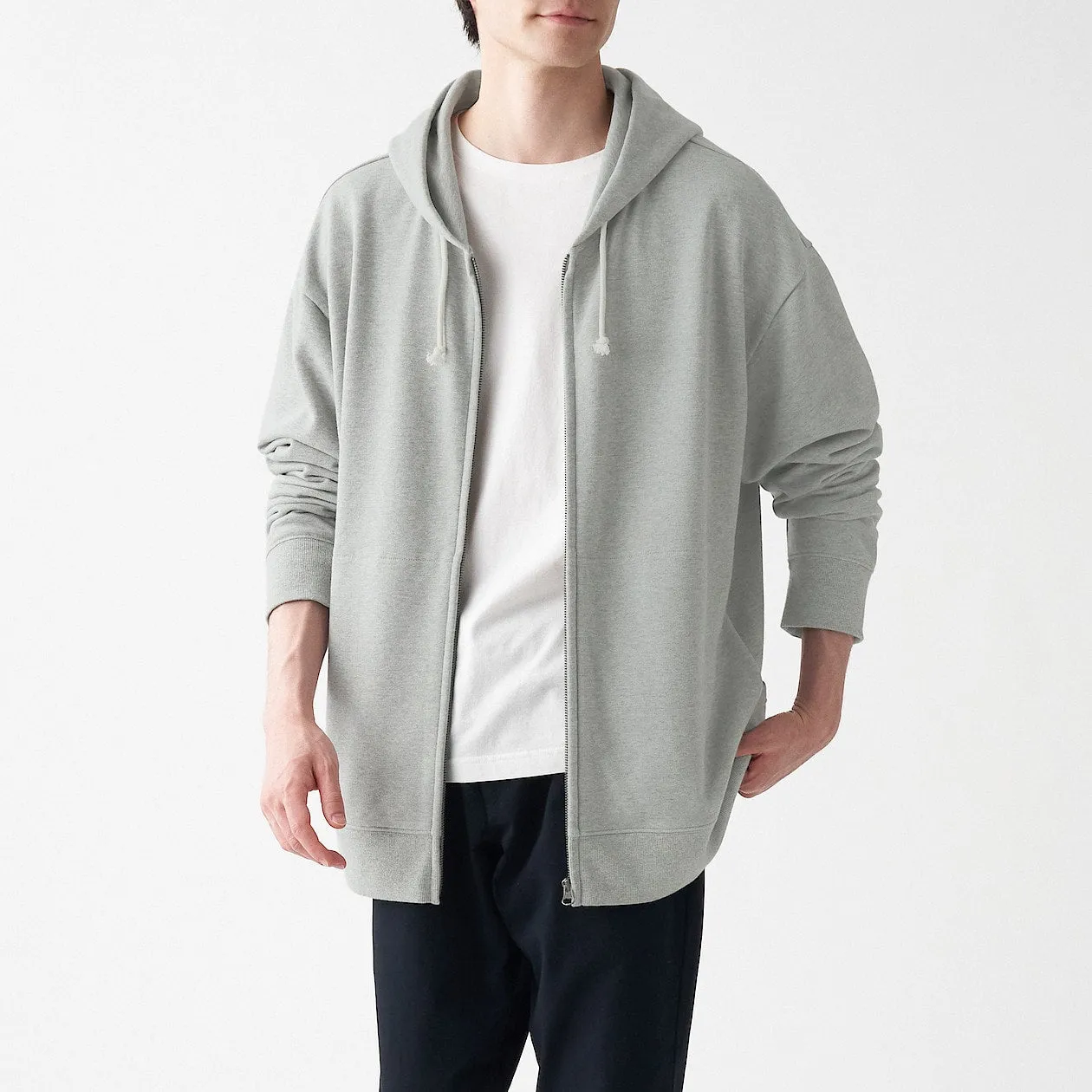 FRENCH TERRY ZIP UP HOODY