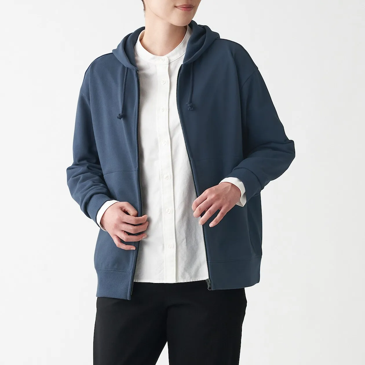 FRENCH TERRY ZIP UP HOODY