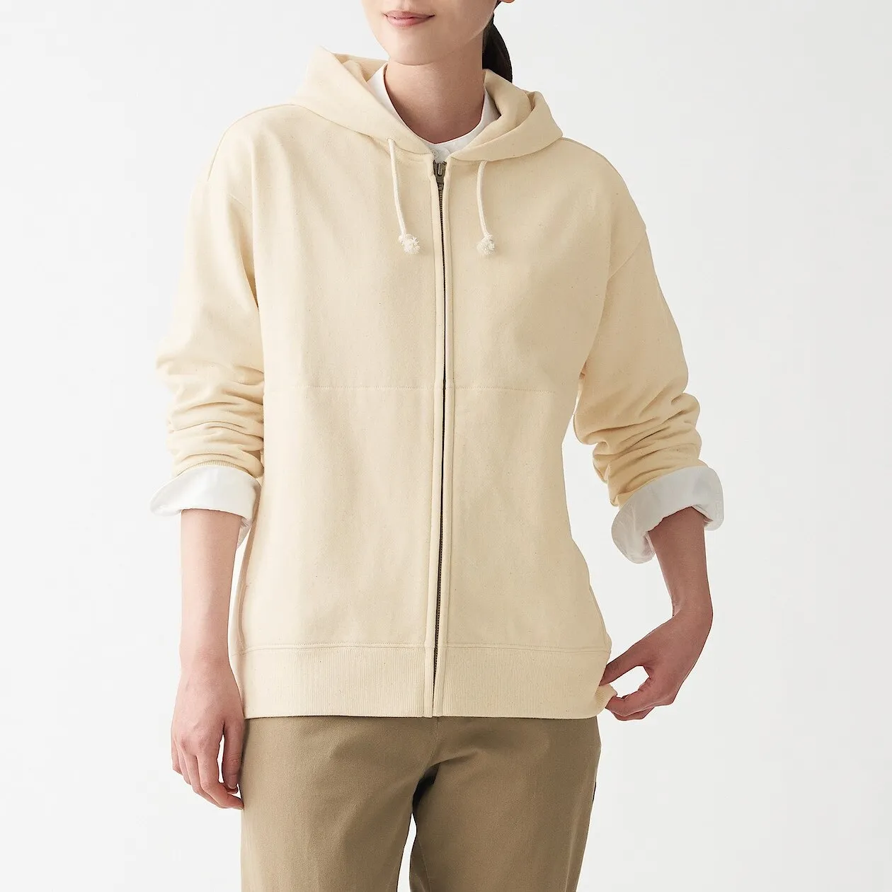 FRENCH TERRY ZIP UP HOODY