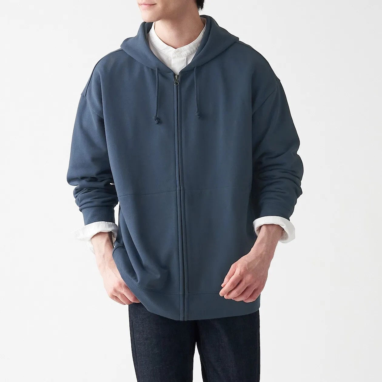 FRENCH TERRY ZIP UP HOODY