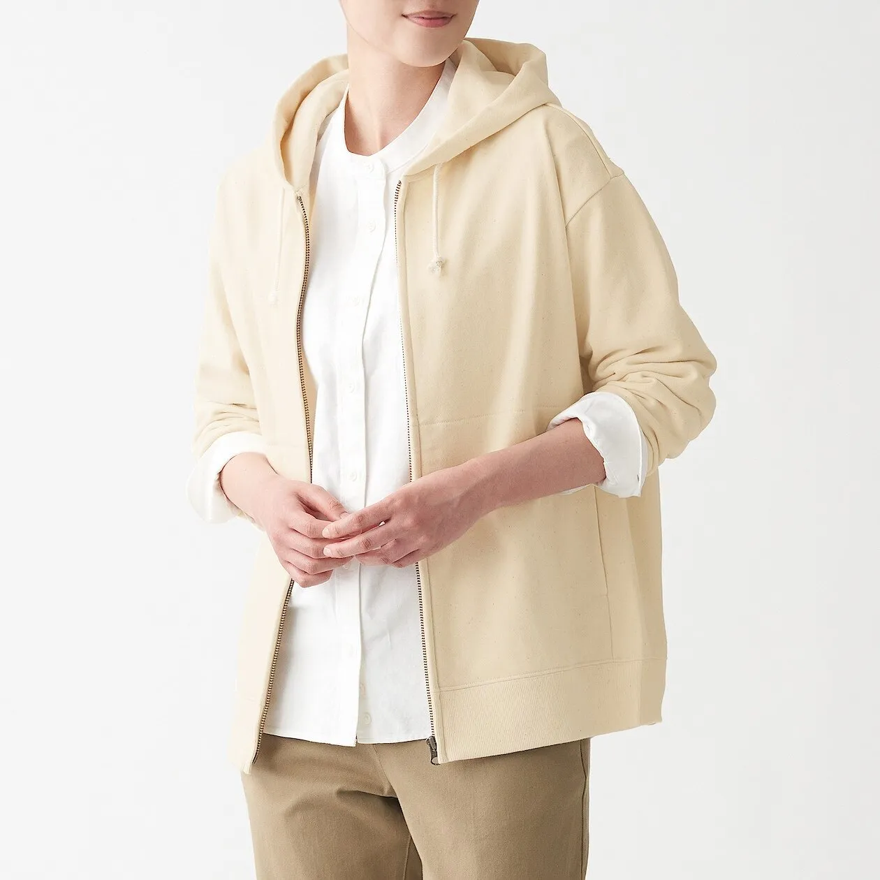 FRENCH TERRY ZIP UP HOODY