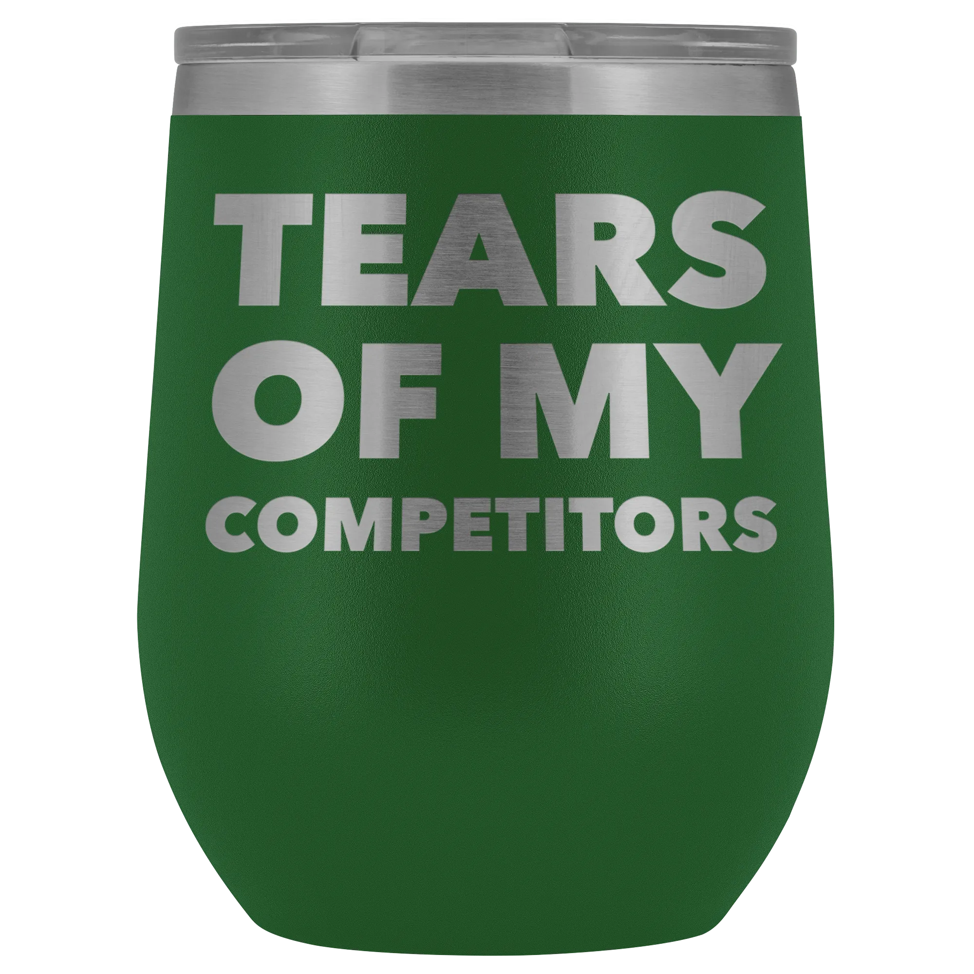 Funny Realtor Gift Weightlifting Sports Gifts Athlete Mug Tears of My Competitors Stemless Stainless Steel Insulated Wine Tumbler Cup BPA Free 12oz