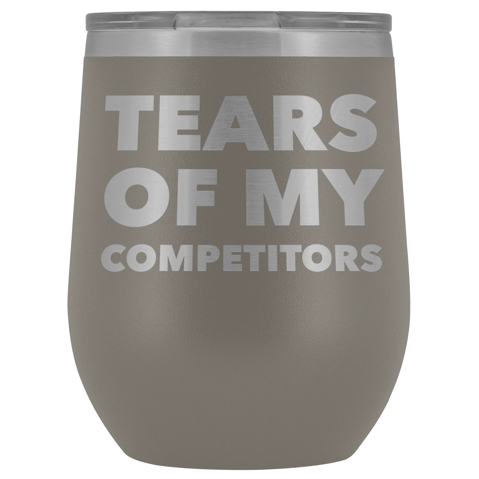 Funny Realtor Gift Weightlifting Sports Gifts Athlete Mug Tears of My Competitors Stemless Stainless Steel Insulated Wine Tumbler Cup BPA Free 12oz