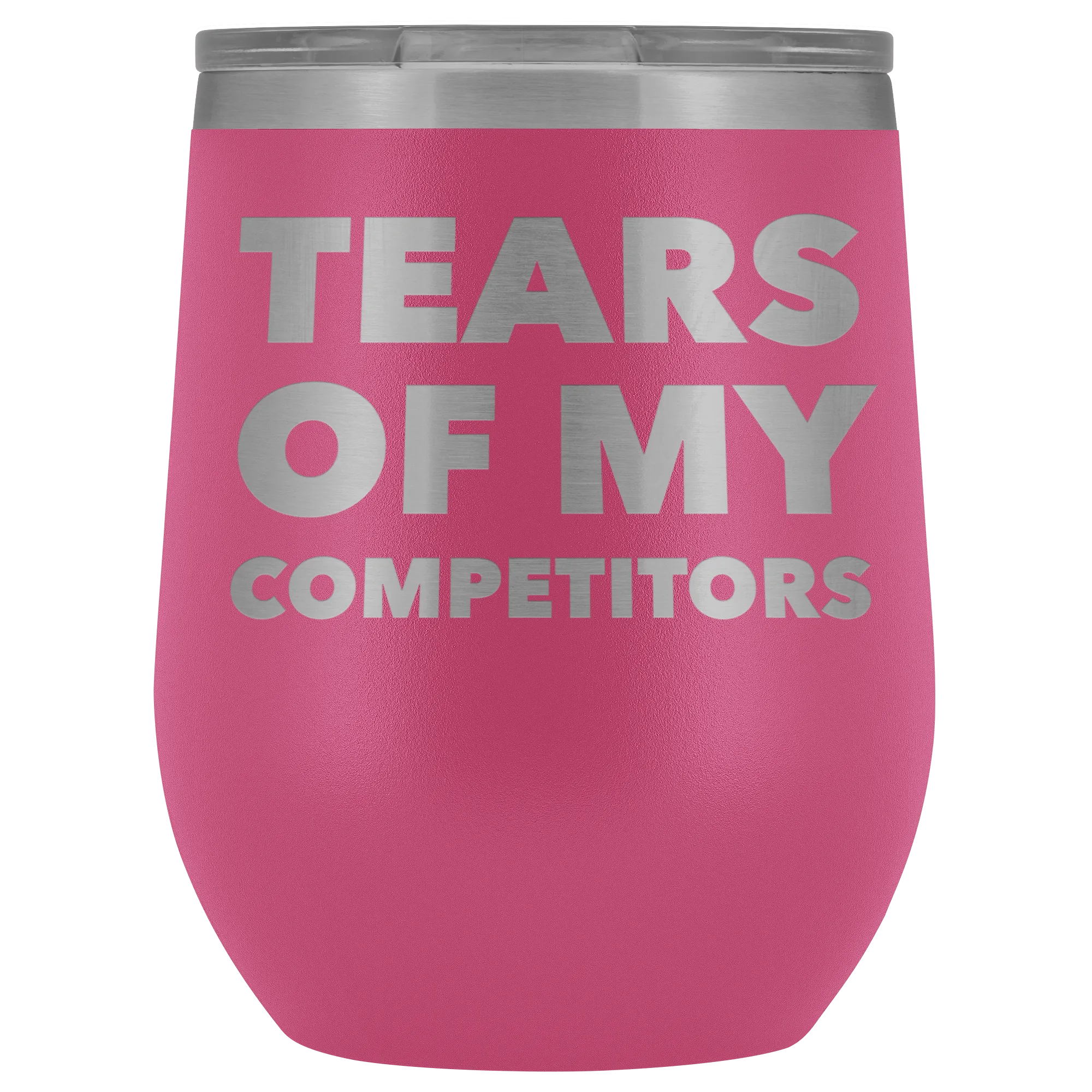 Funny Realtor Gift Weightlifting Sports Gifts Athlete Mug Tears of My Competitors Stemless Stainless Steel Insulated Wine Tumbler Cup BPA Free 12oz