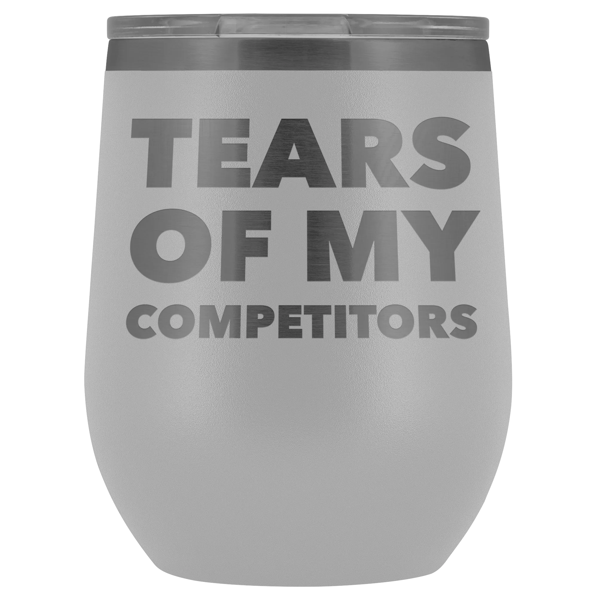 Funny Realtor Gift Weightlifting Sports Gifts Athlete Mug Tears of My Competitors Stemless Stainless Steel Insulated Wine Tumbler Cup BPA Free 12oz