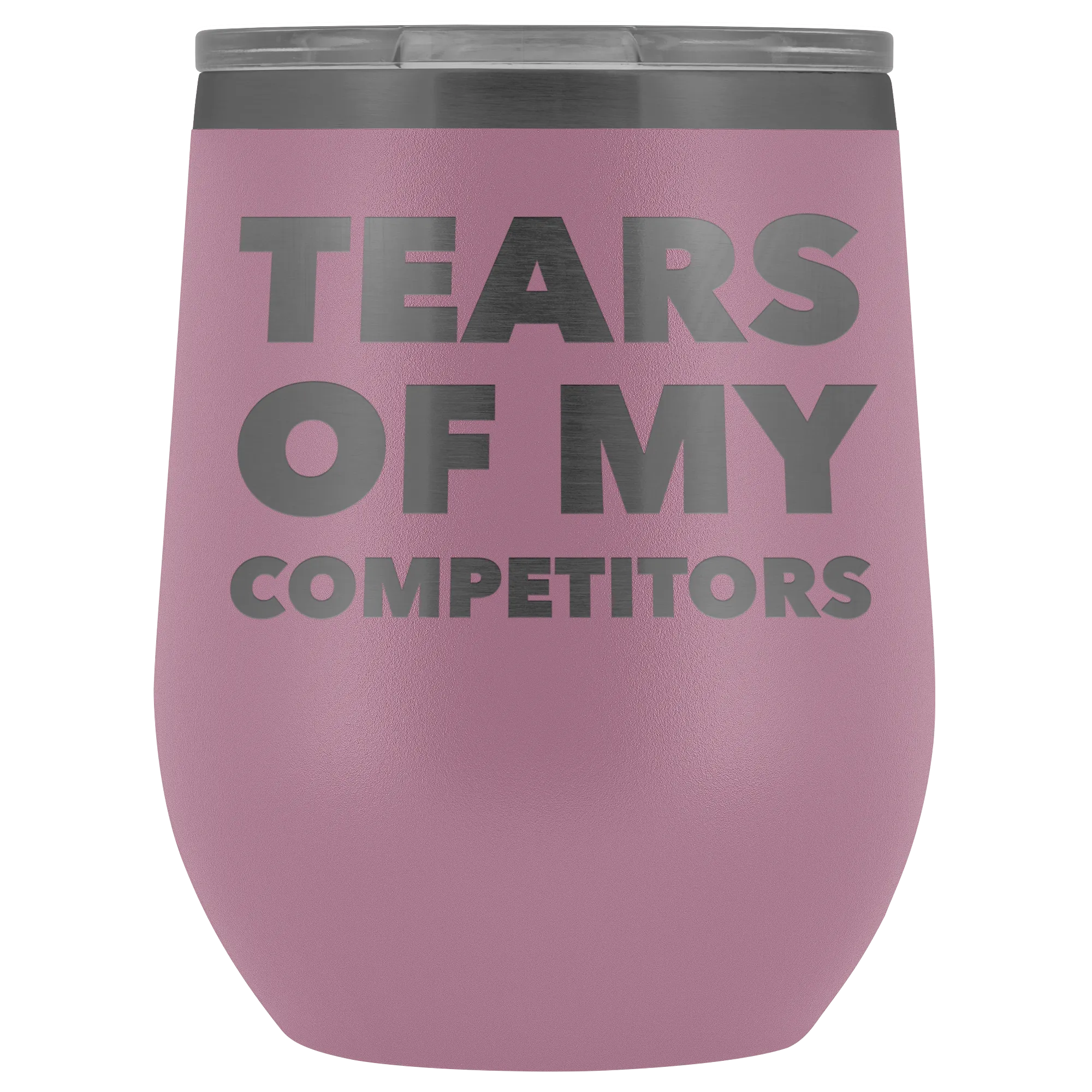 Funny Realtor Gift Weightlifting Sports Gifts Athlete Mug Tears of My Competitors Stemless Stainless Steel Insulated Wine Tumbler Cup BPA Free 12oz