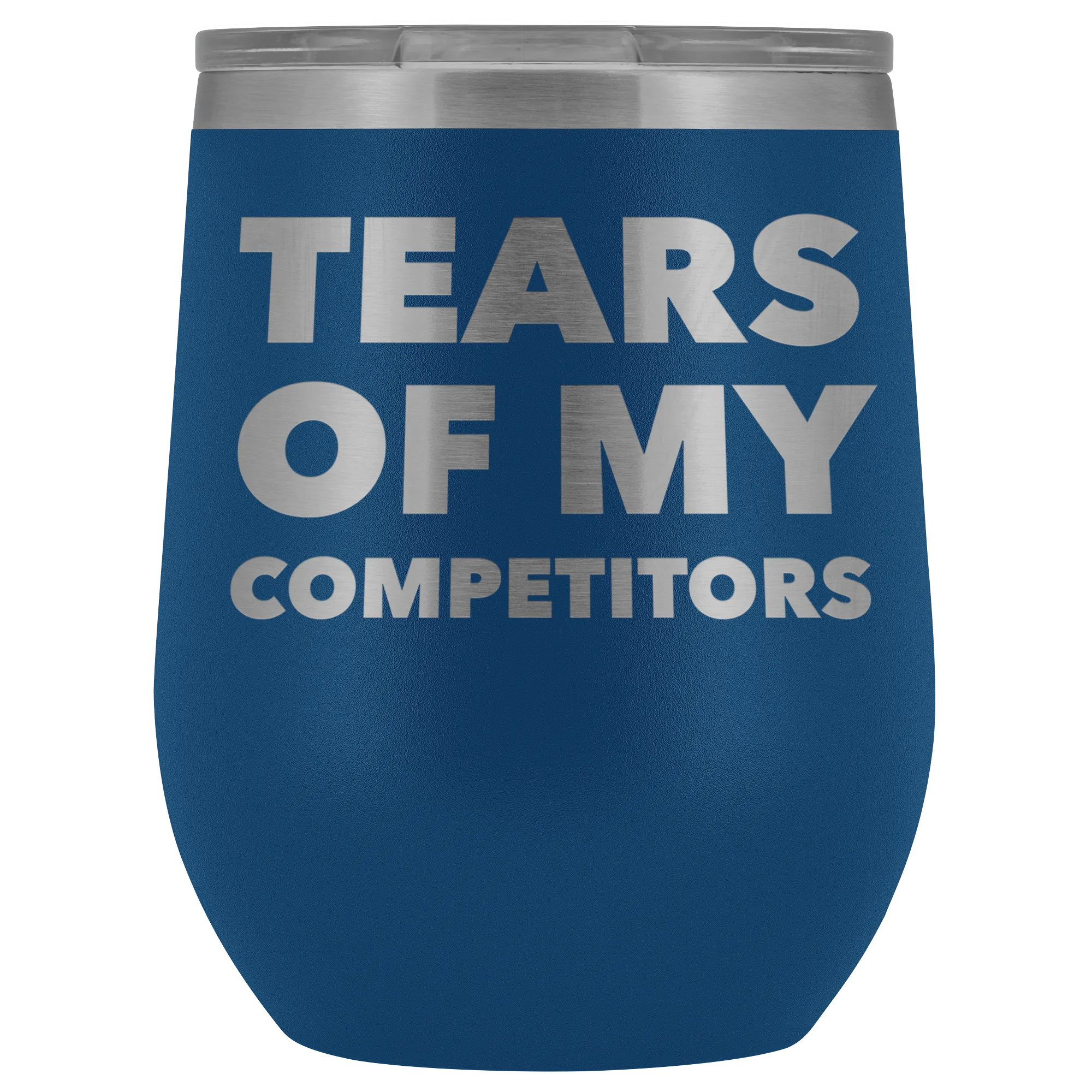 Funny Realtor Gift Weightlifting Sports Gifts Athlete Mug Tears of My Competitors Stemless Stainless Steel Insulated Wine Tumbler Cup BPA Free 12oz