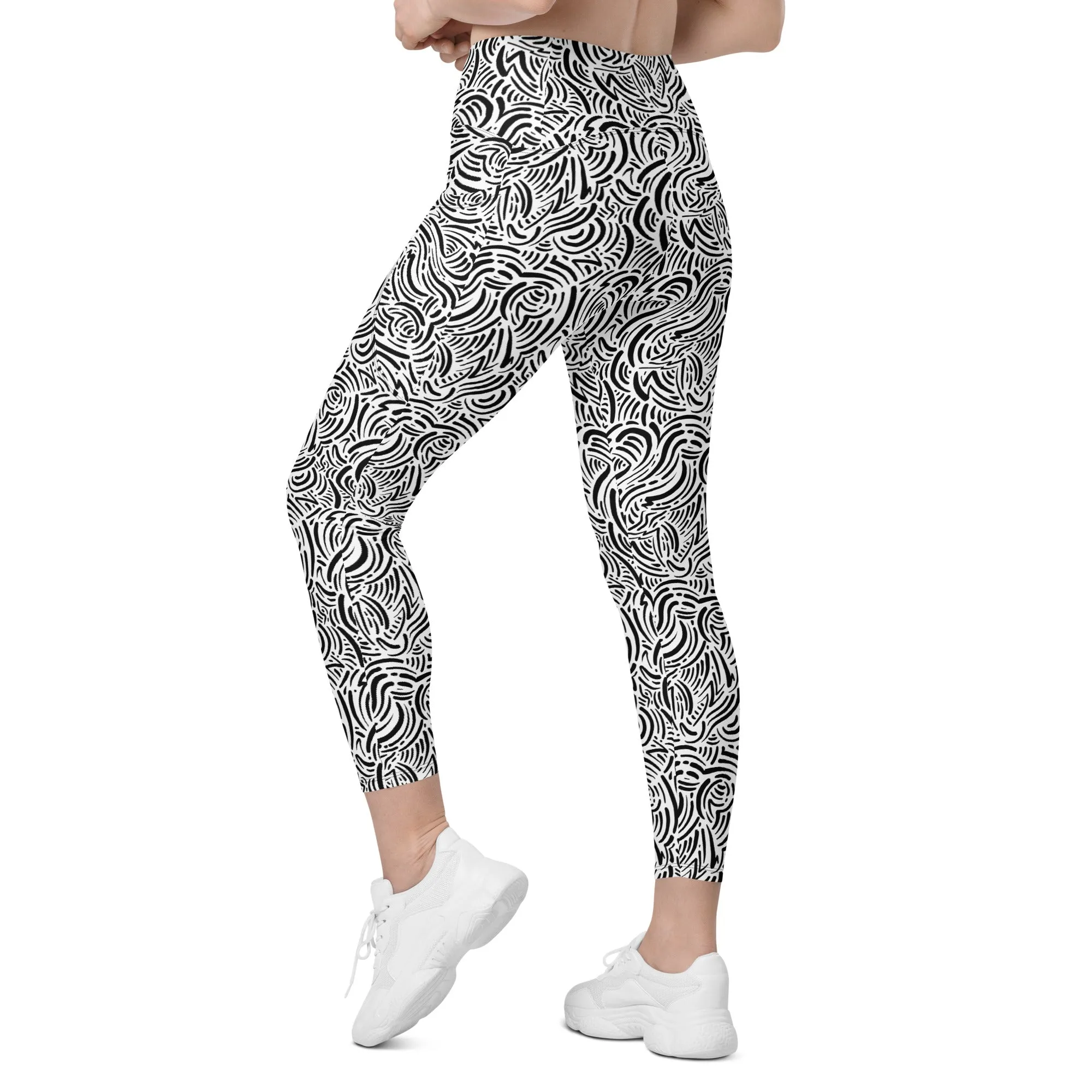 Geo Metro Leggings with pockets