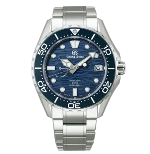 Grand Seiko Evolution 9 Watch with Blue Ushio Dial, 43.8mm