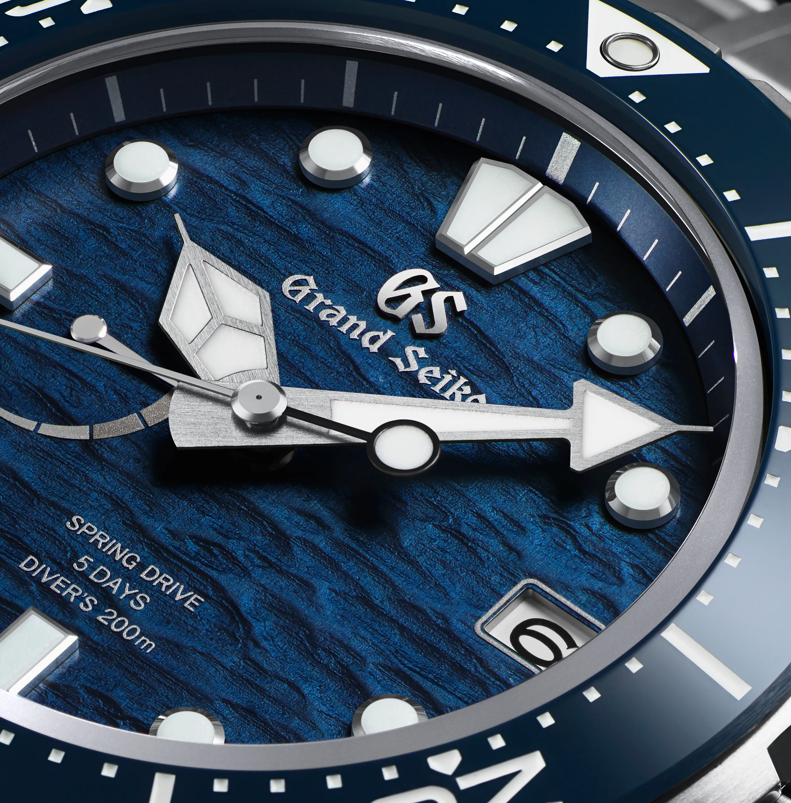 Grand Seiko Evolution 9 Watch with Blue Ushio Dial, 43.8mm