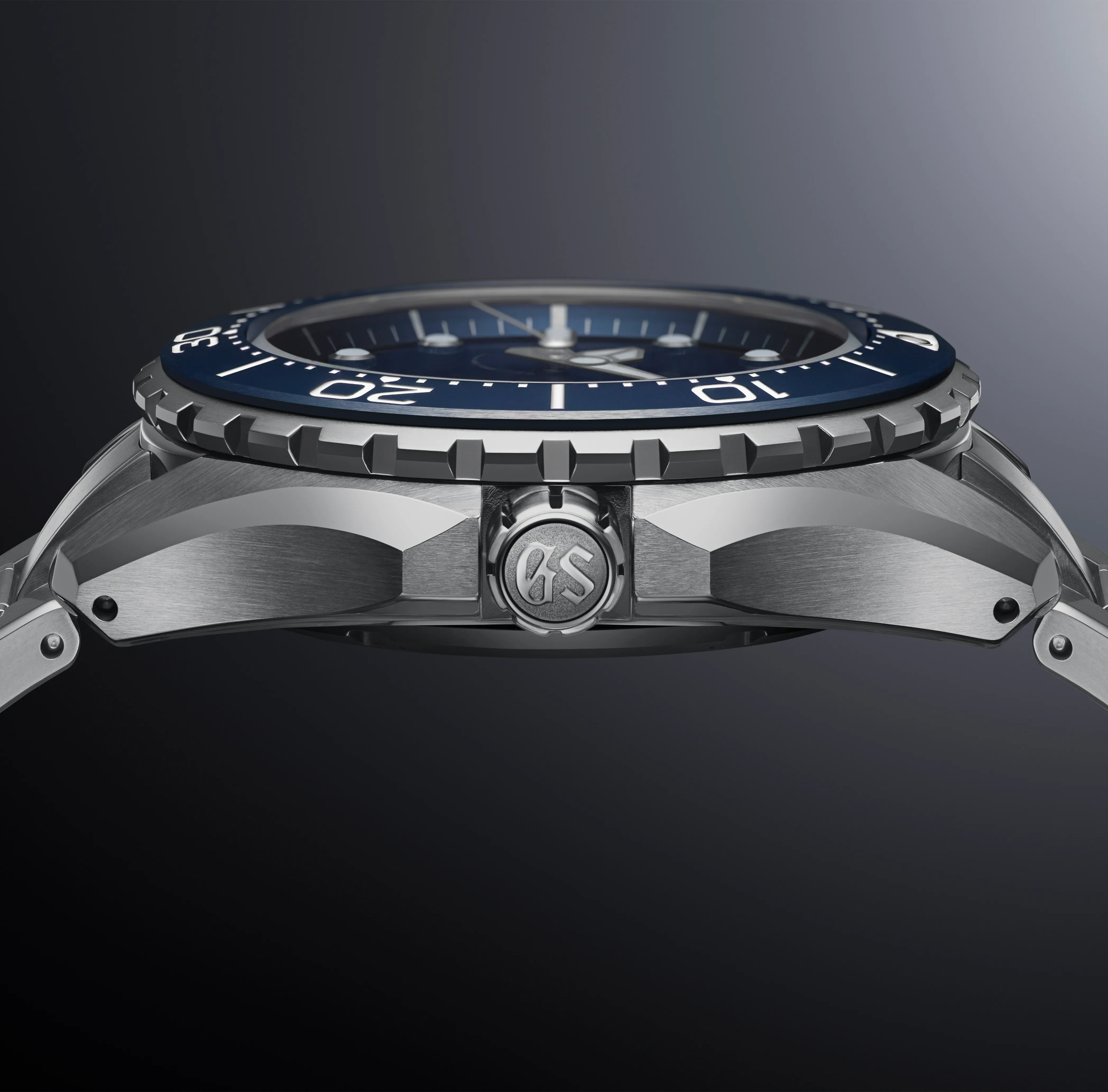 Grand Seiko Evolution 9 Watch with Blue Ushio Dial, 43.8mm