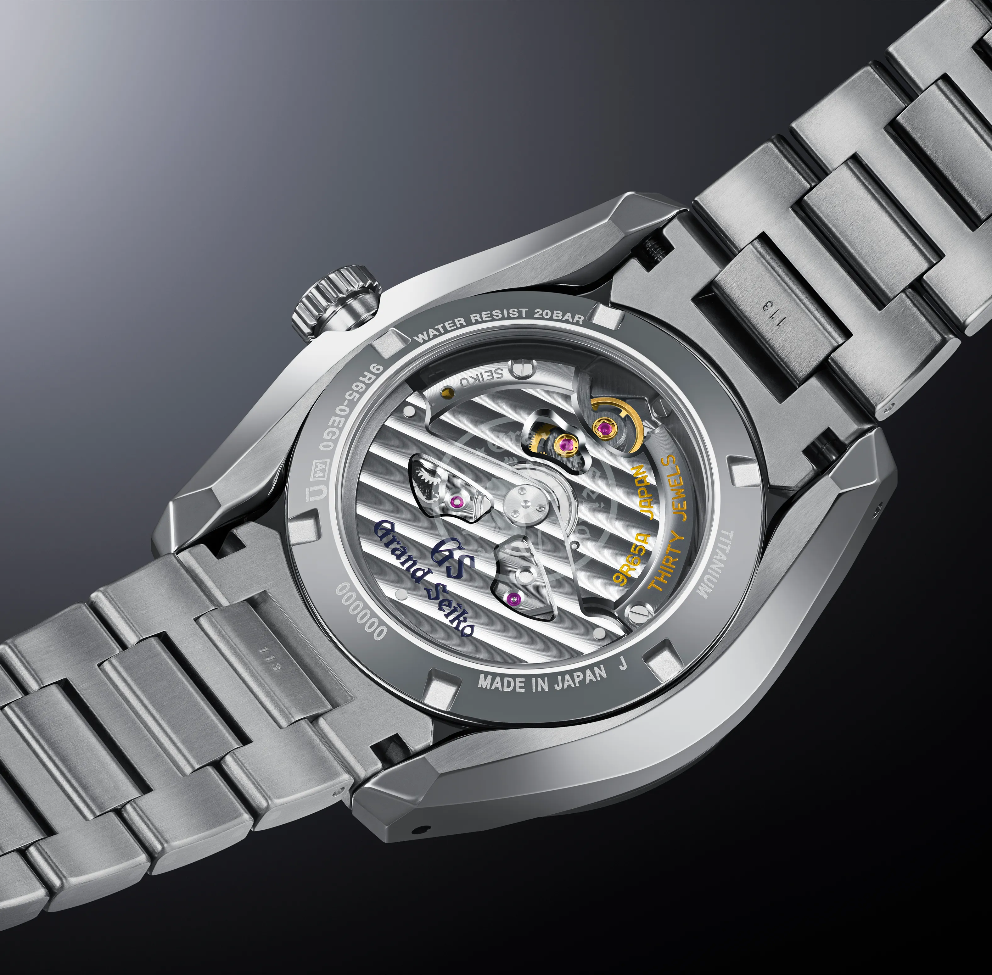 Grand Seiko Sport Watch with Lion White Dial, 44.5mm