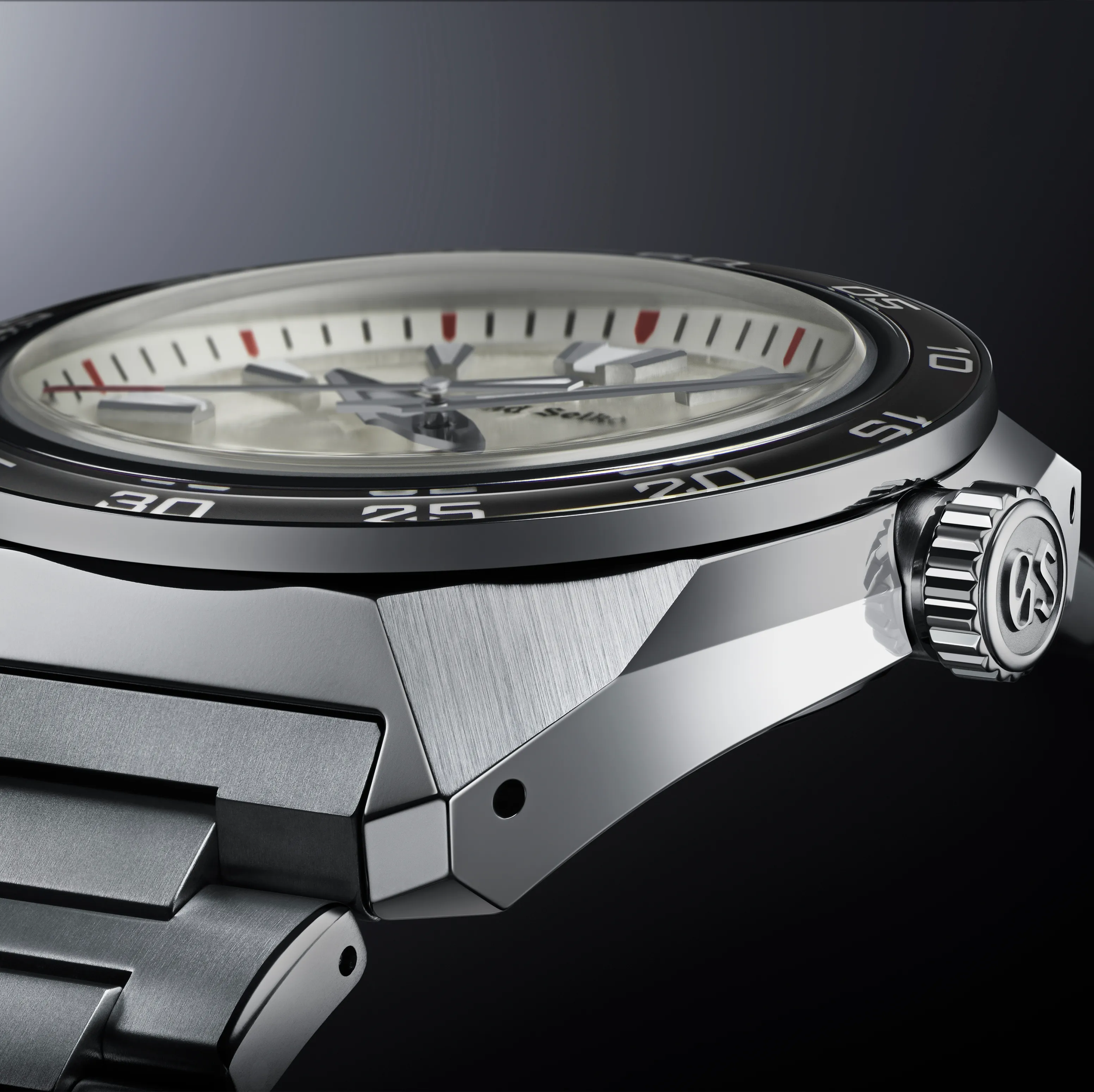 Grand Seiko Sport Watch with Lion White Dial, 44.5mm