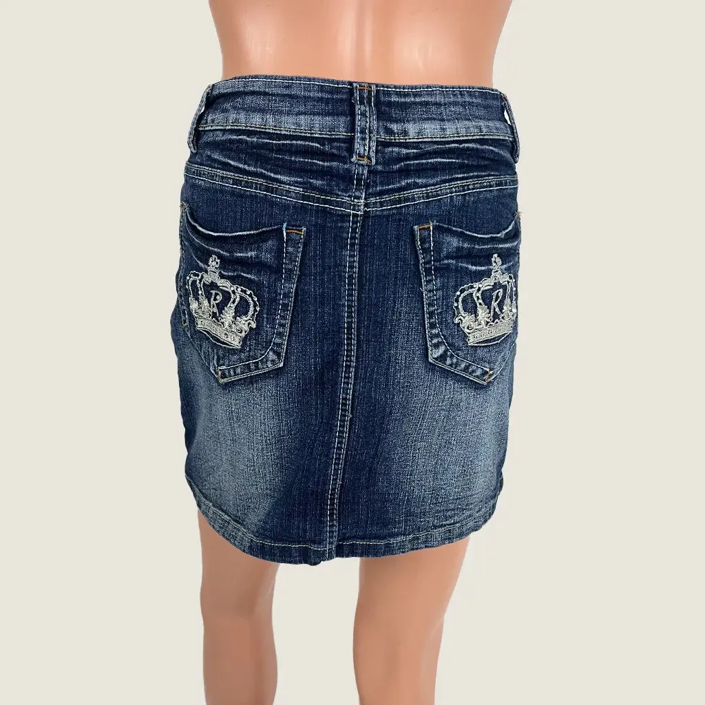 Grase Jeans Denim Mini Skirt 36