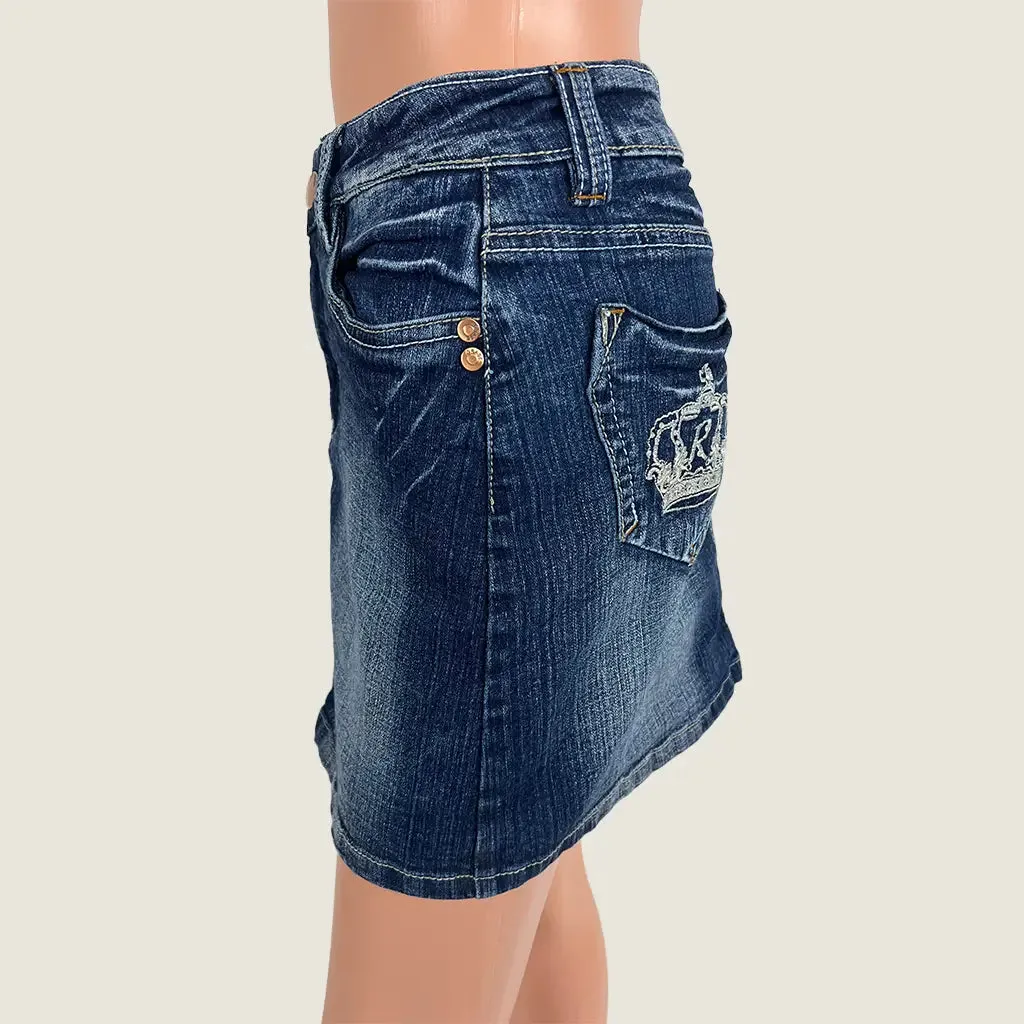 Grase Jeans Denim Mini Skirt 36