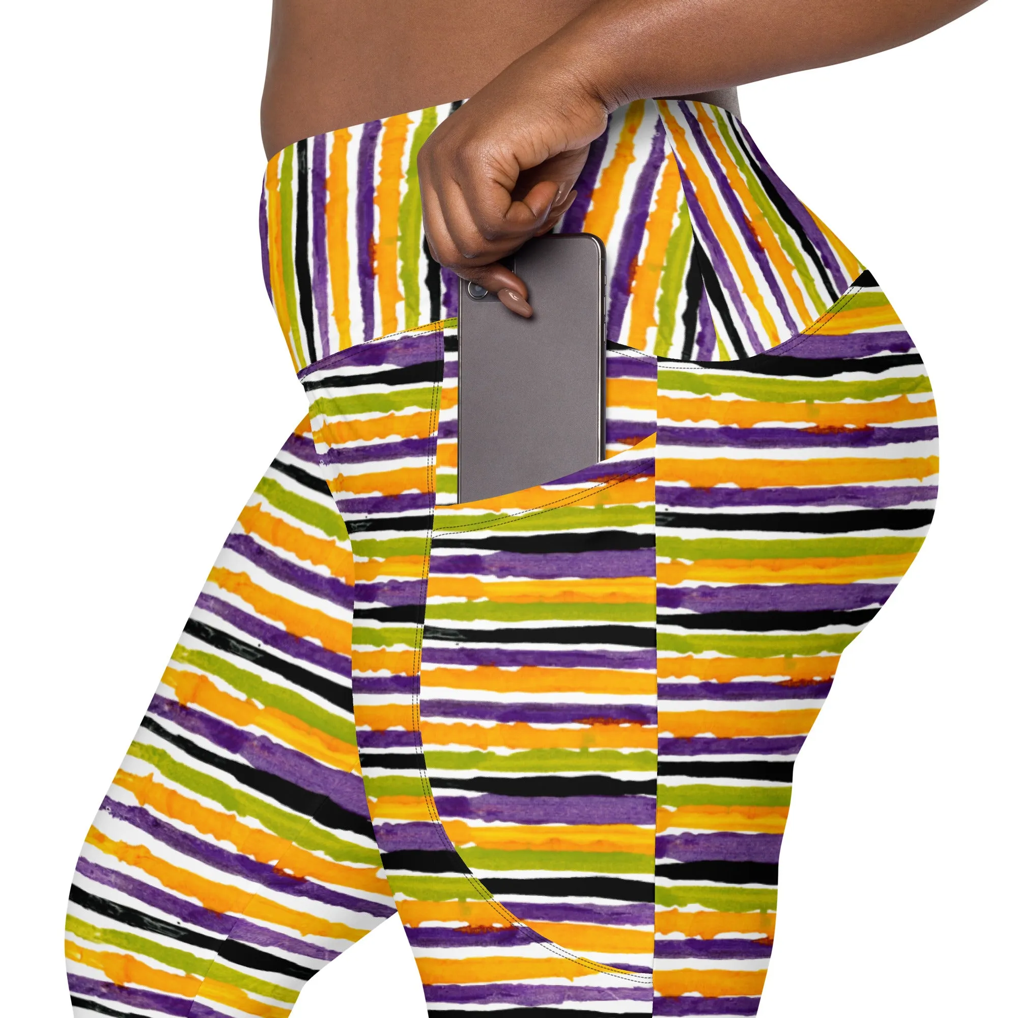 Gravedigger Stripe Leggings with pockets