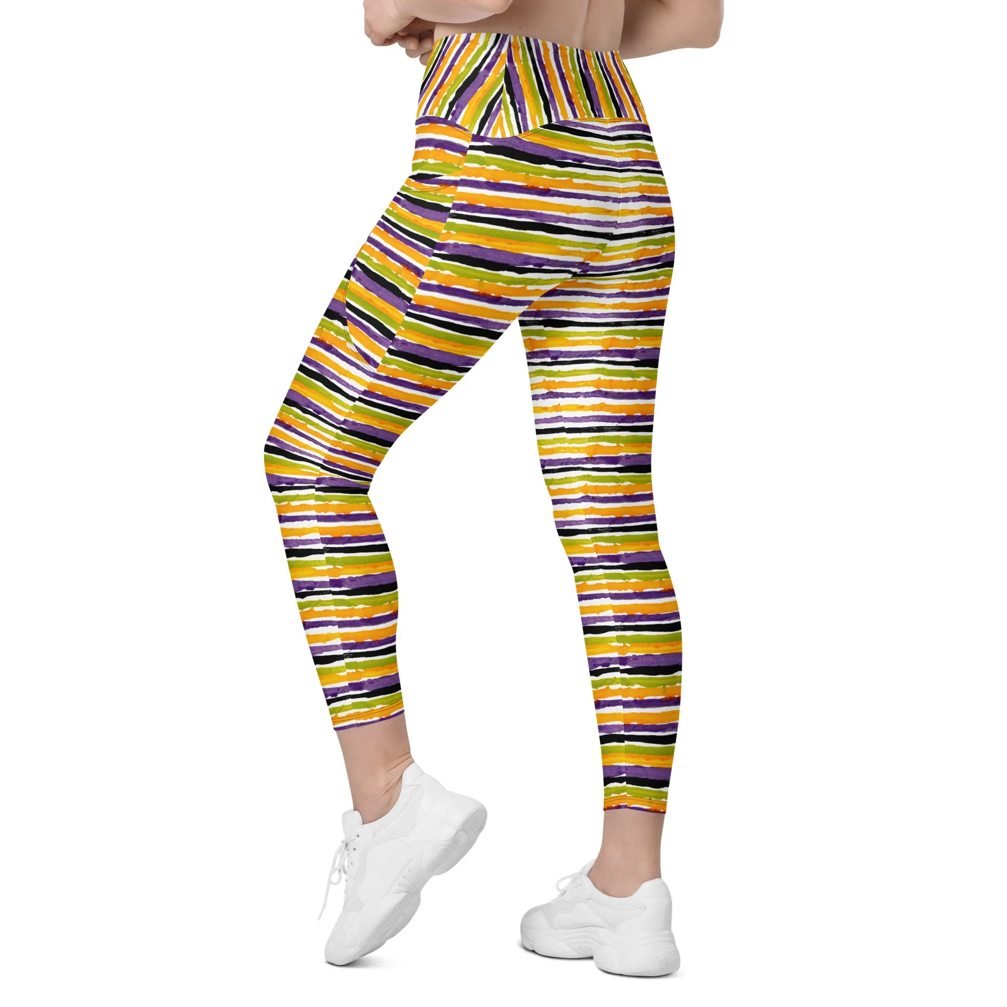 Gravedigger Stripe Leggings with pockets