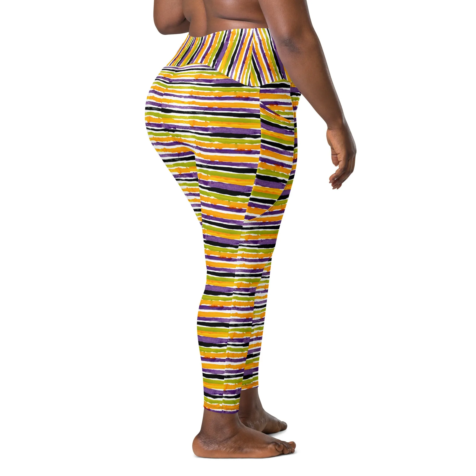 Gravedigger Stripe Leggings with pockets