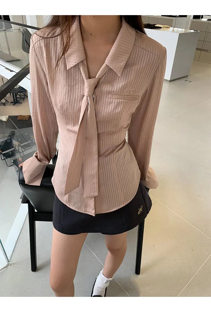 gray high waist skirt