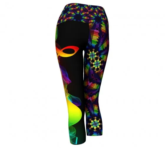 Half Notes - Music Yoga Capris