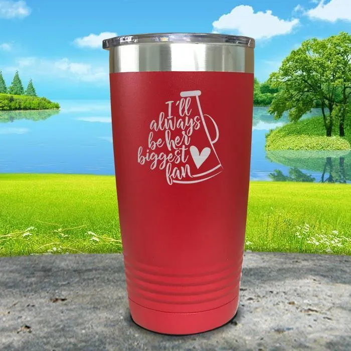 Her Biggest Cheer Fan Engraved Tumbler