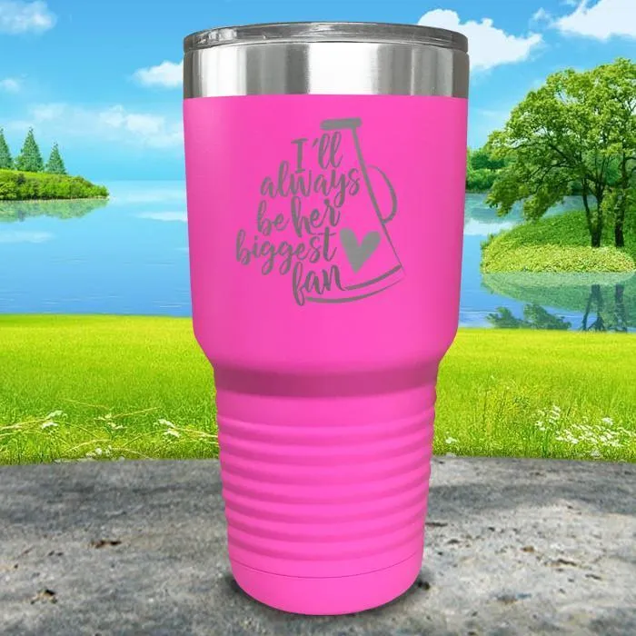 Her Biggest Cheer Fan Engraved Tumbler