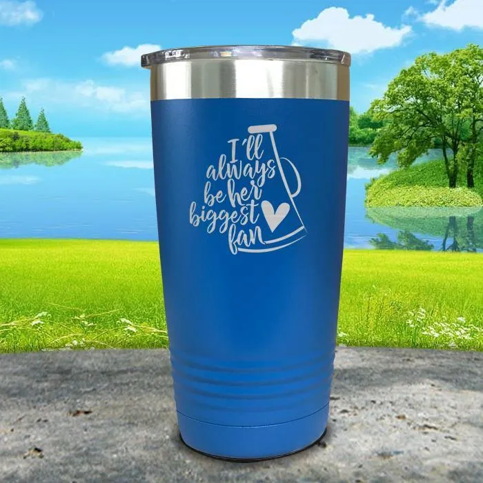 Her Biggest Cheer Fan Engraved Tumbler