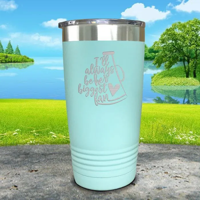 Her Biggest Cheer Fan Engraved Tumbler