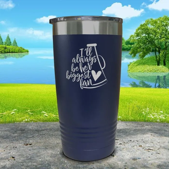 Her Biggest Cheer Fan Engraved Tumbler