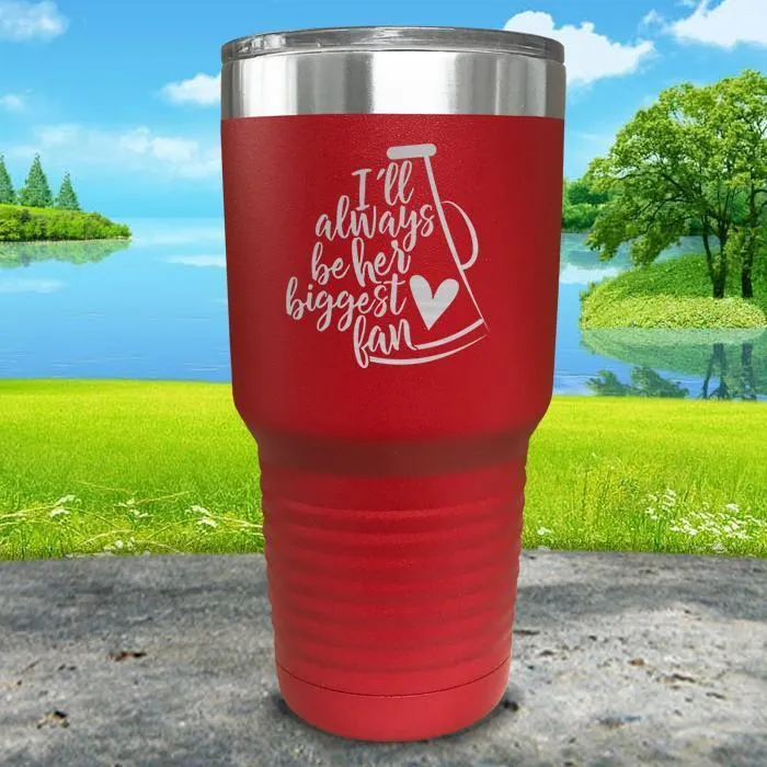 Her Biggest Cheer Fan Engraved Tumbler