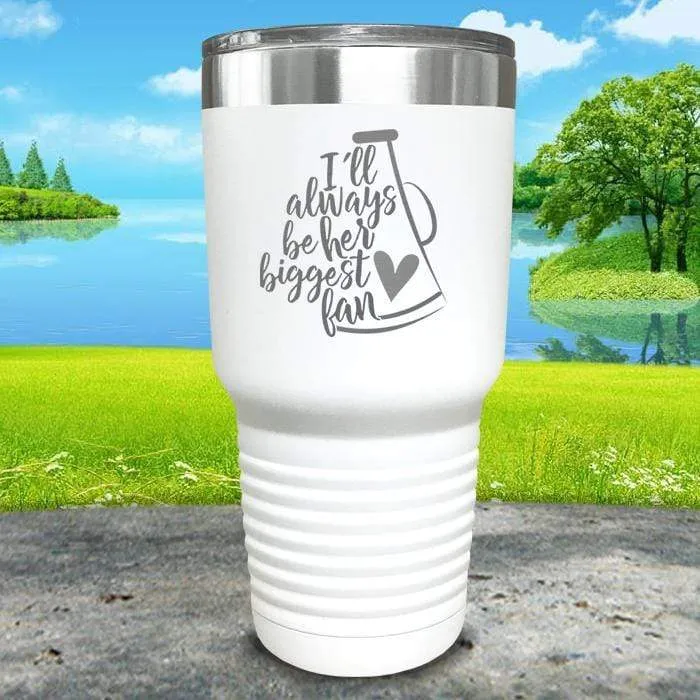 Her Biggest Cheer Fan Engraved Tumbler