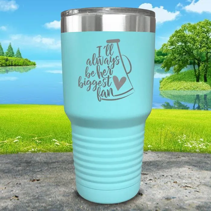 Her Biggest Cheer Fan Engraved Tumbler