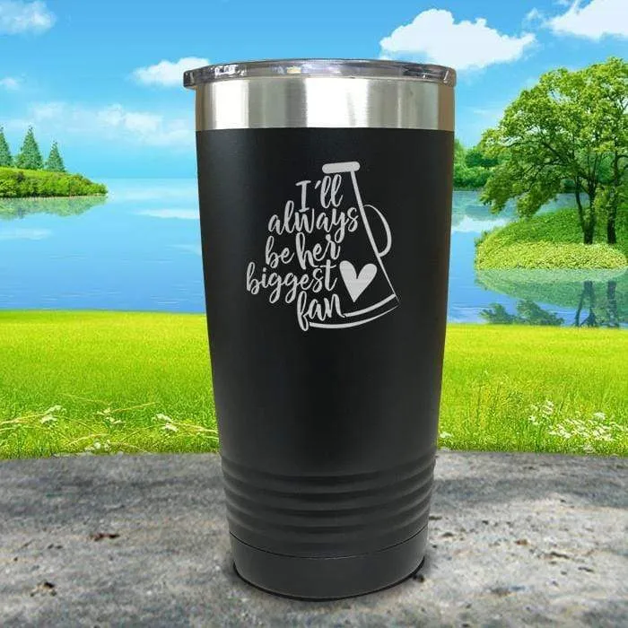 Her Biggest Cheer Fan Engraved Tumbler
