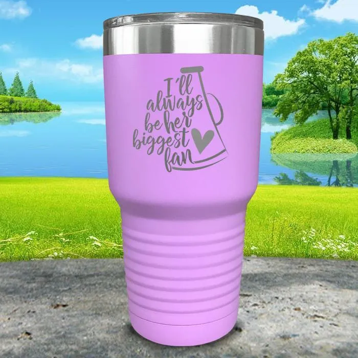Her Biggest Cheer Fan Engraved Tumbler