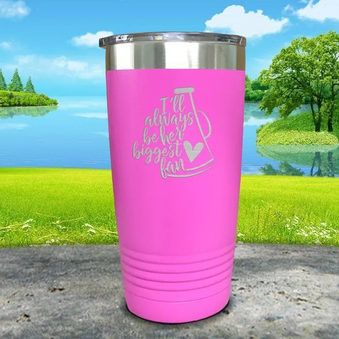 Her Biggest Cheer Fan Engraved Tumbler
