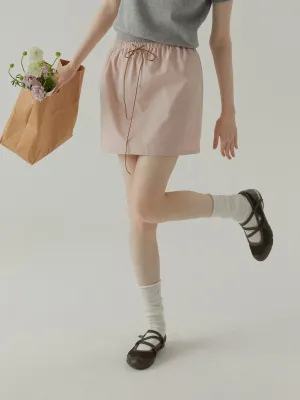 High-Waist A-Line Skirt