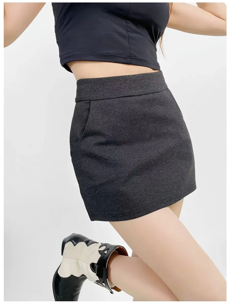 High waist mini Skirt