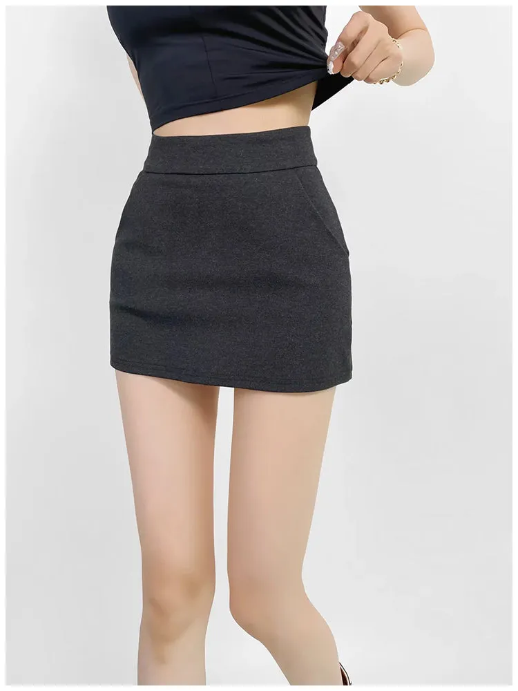 High waist mini Skirt