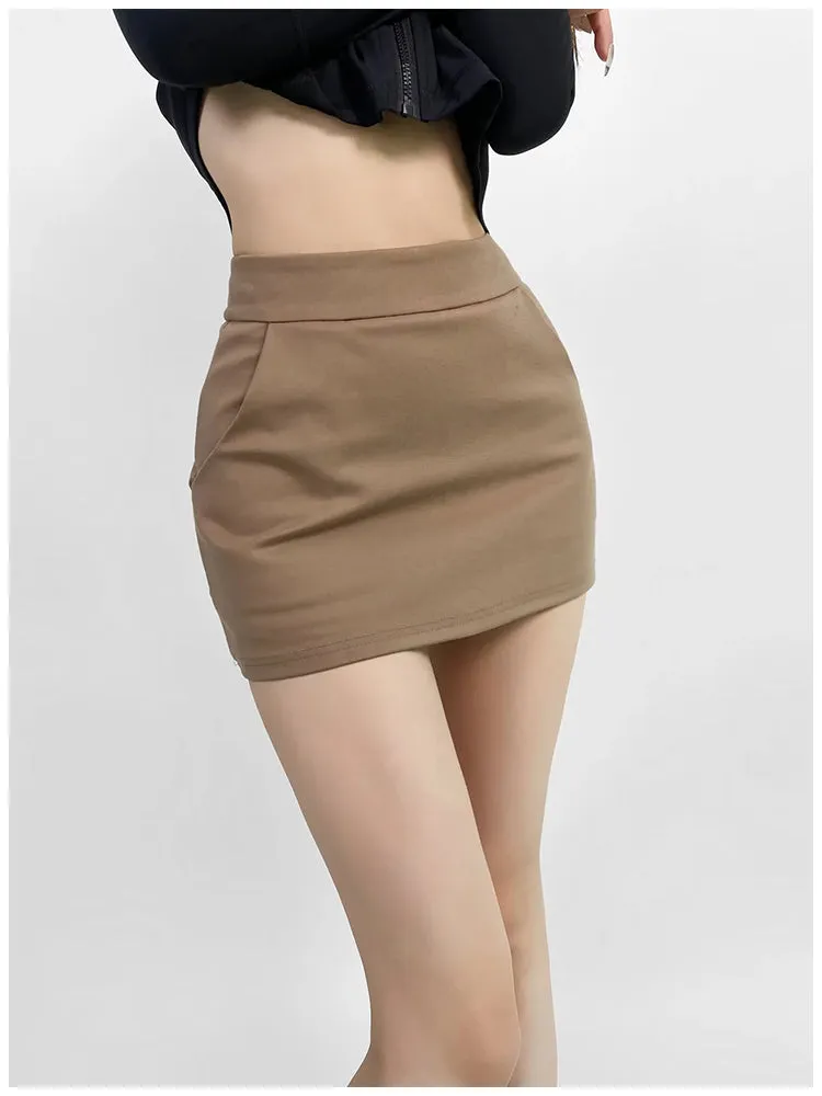 High waist mini Skirt