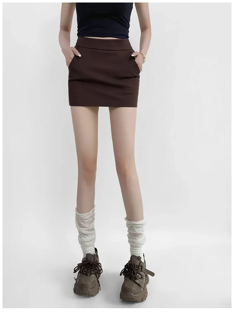 High waist mini Skirt