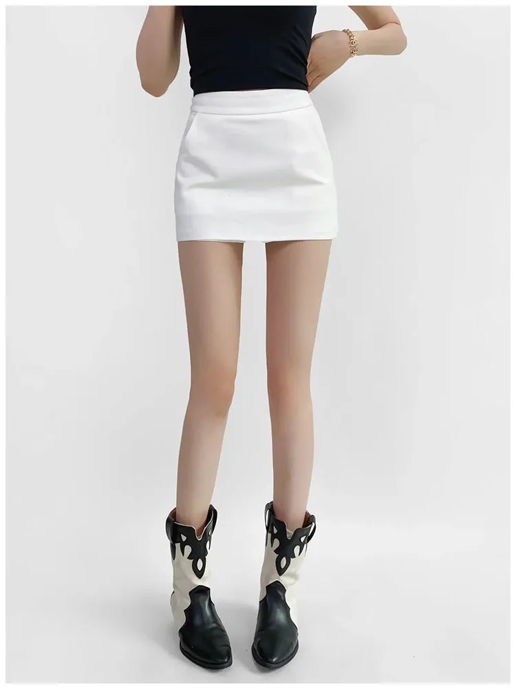 High waist mini Skirt