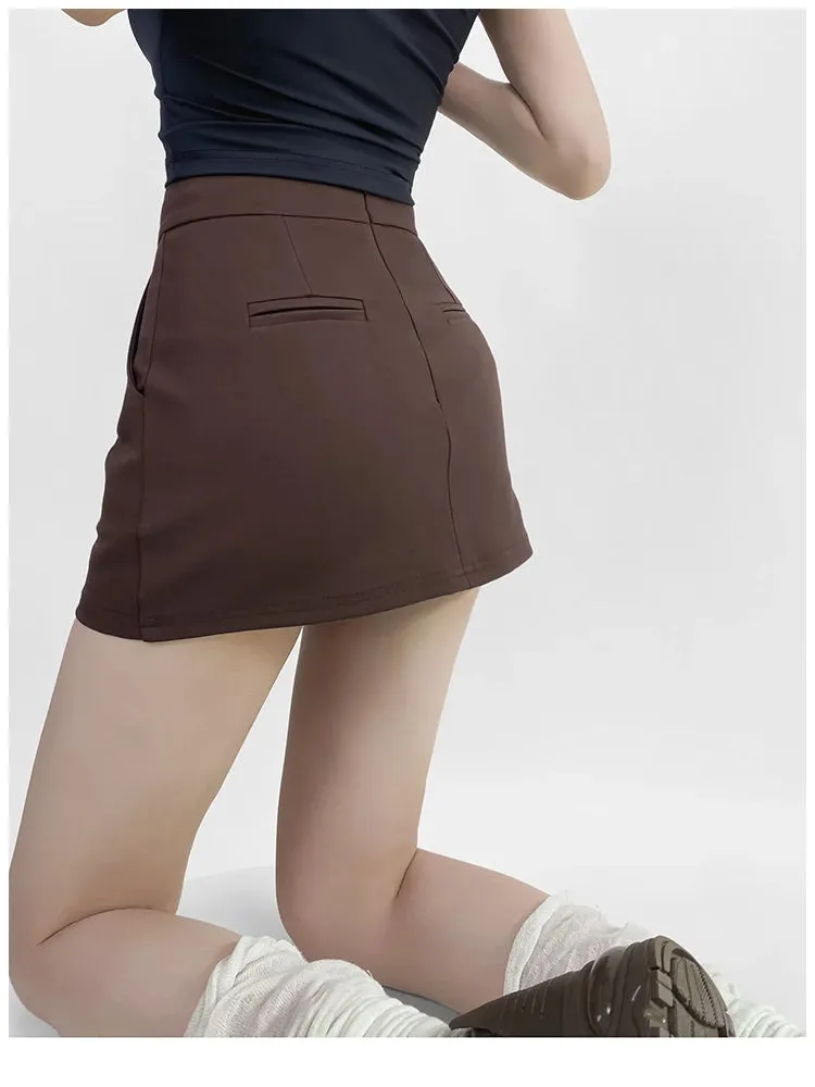 High waist mini Skirt