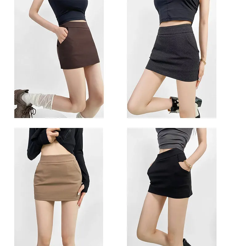 High waist mini Skirt