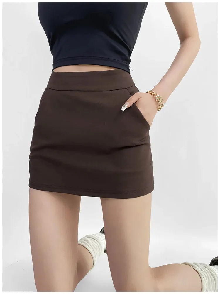 High waist mini Skirt